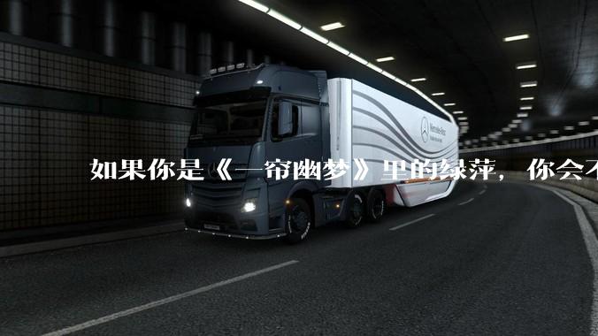 如果你是《一帘幽梦》里的绿萍，你会不会最后原谅紫菱？