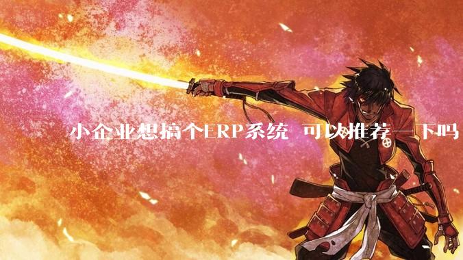 小企业想搞个ERP系统 可以推荐一下吗?